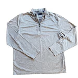 William Murray Classic Chip Shot Quarter Zip Pullover Gray – Size Large